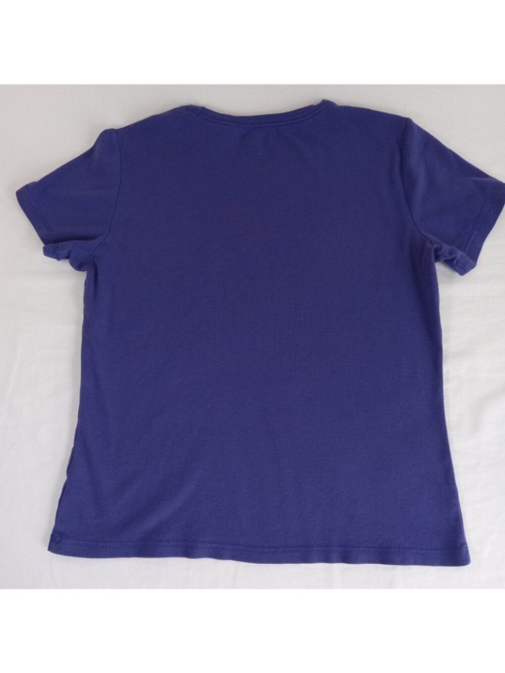 2 Amber Sun Women's Organic Cotton Short Sleeve T-Shirt Medium Red Blue Purple - Picture 5 of 16